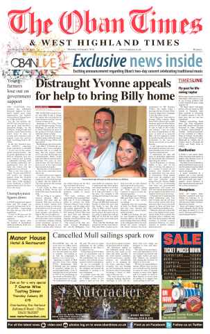 The Oban Times & Lochaber Times issue 14th January 2016
