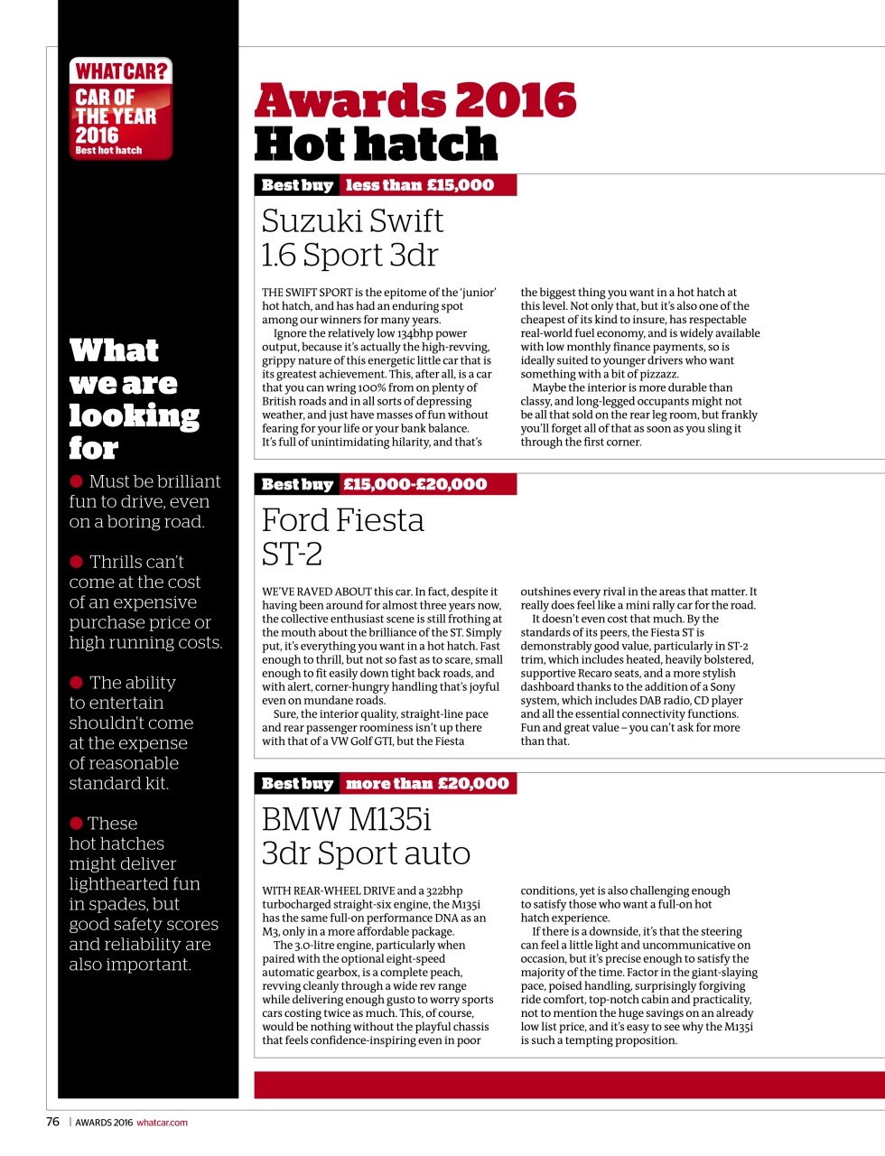 What Car? Preview Pages