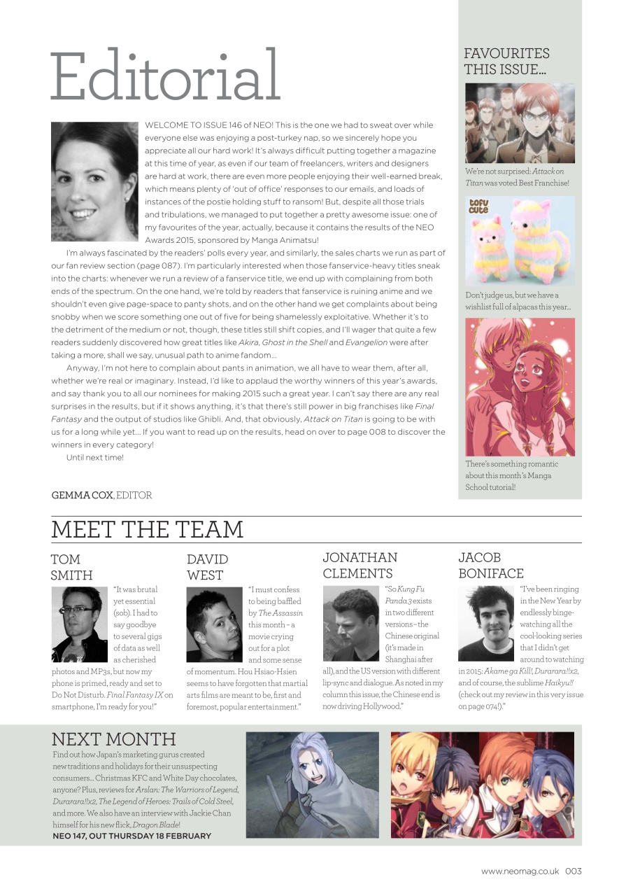 NEO Magazine Preview Pages