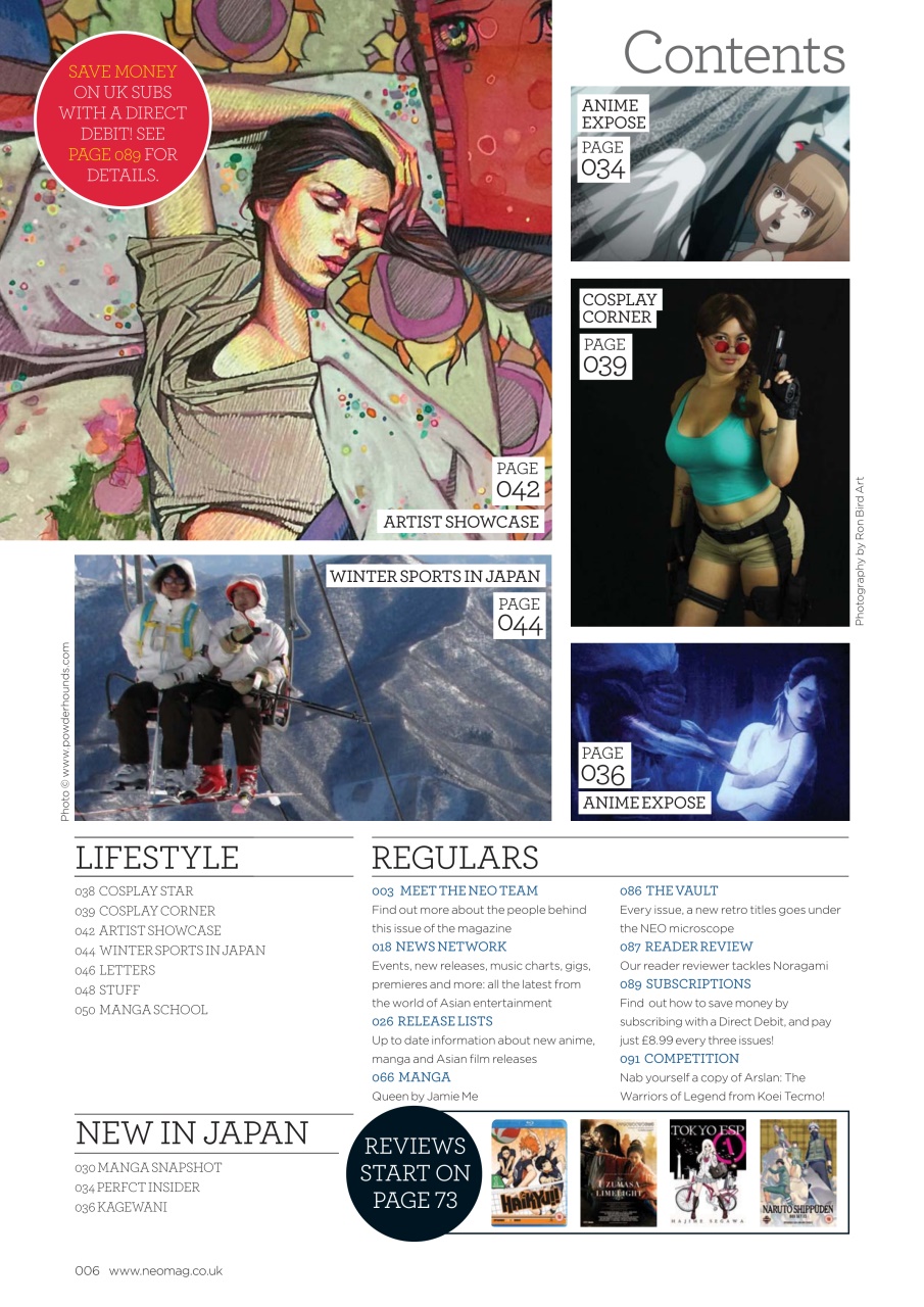 NEO Magazine Preview Pages