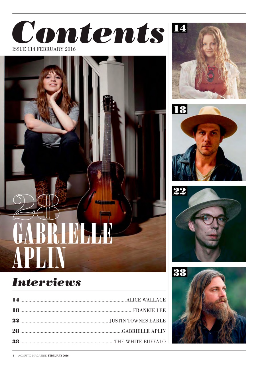 Acoustic Preview Pages