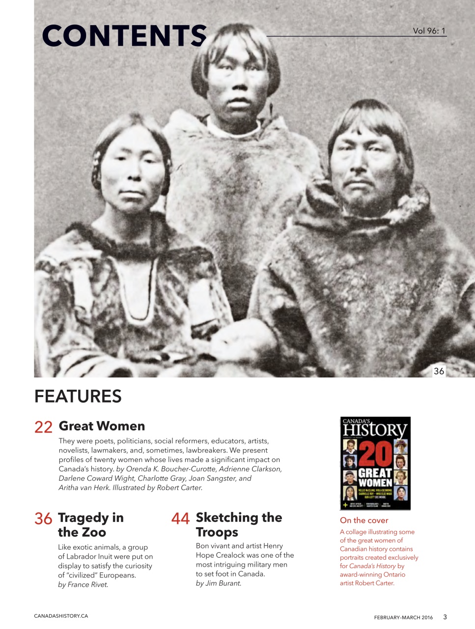 Canada's History Preview Pages