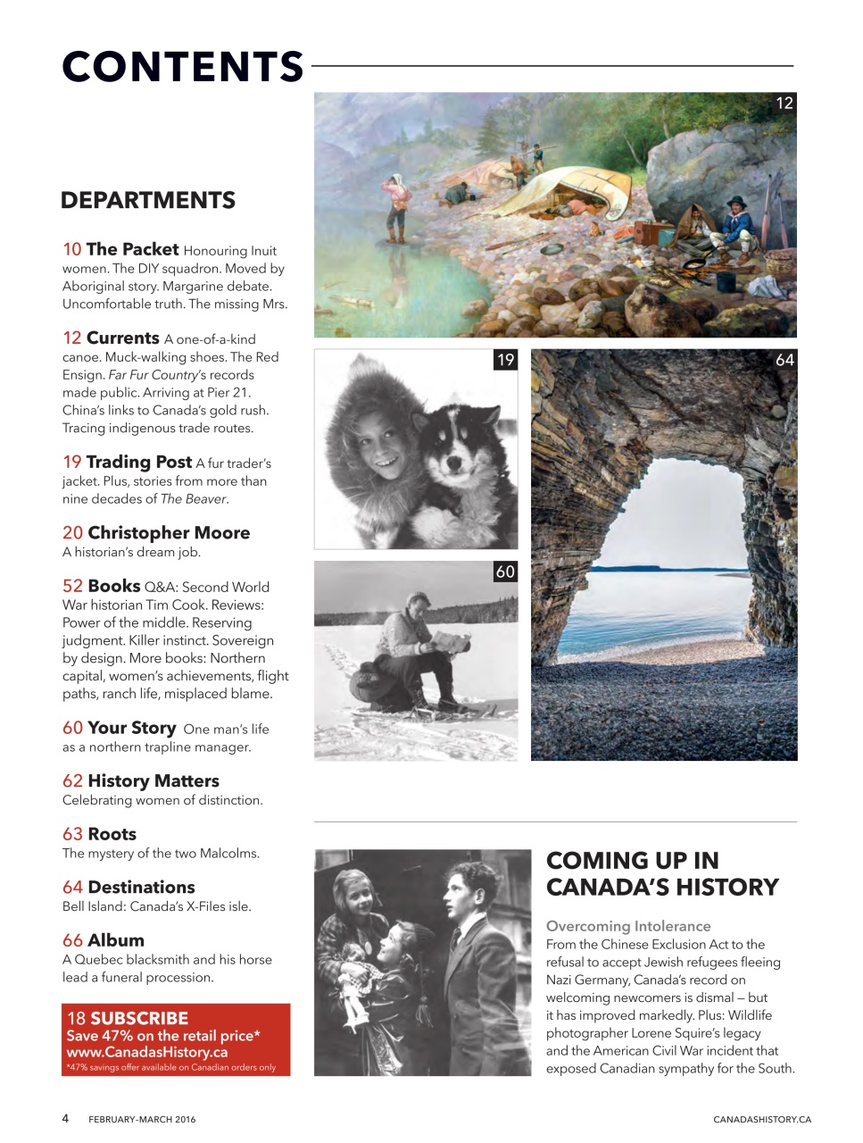 Canada's History Preview Pages