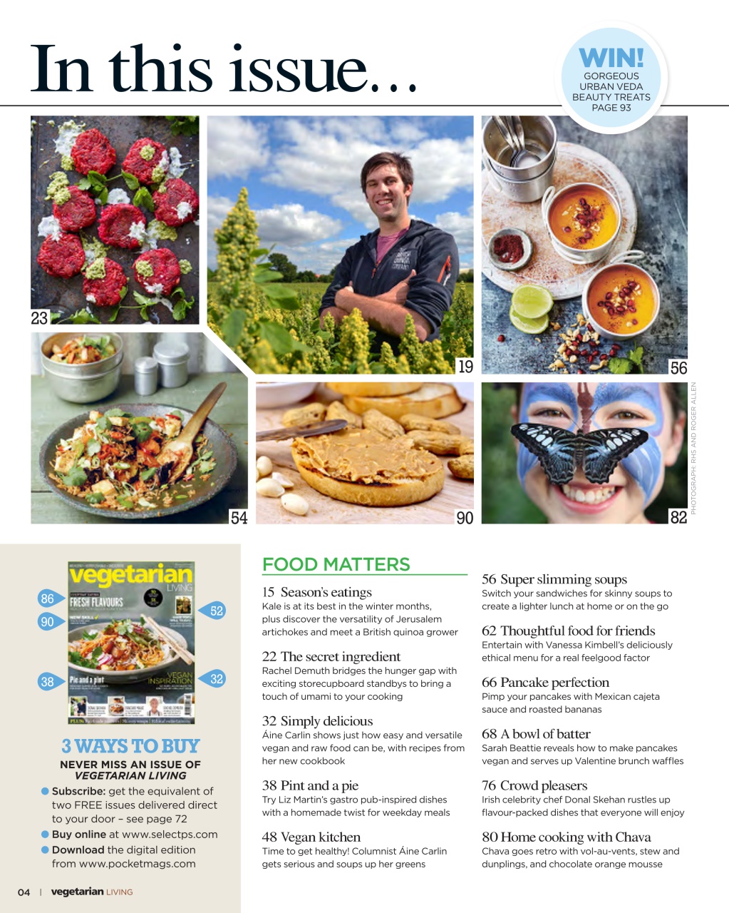 Vegetarian Living Preview Pages
