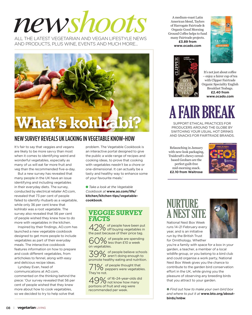 Vegetarian Living Preview Pages