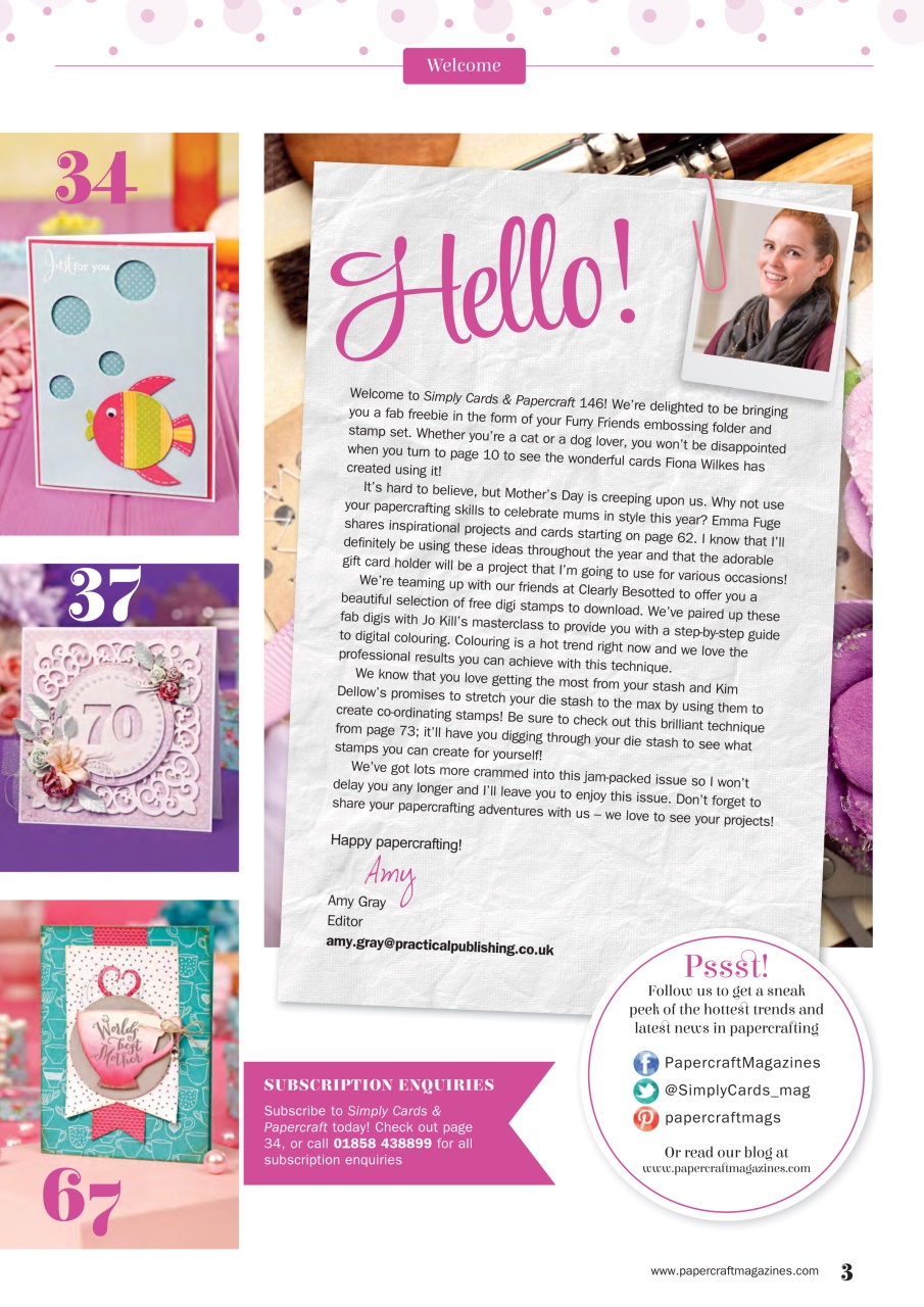 Simply Cards & Papercraft Preview Pages