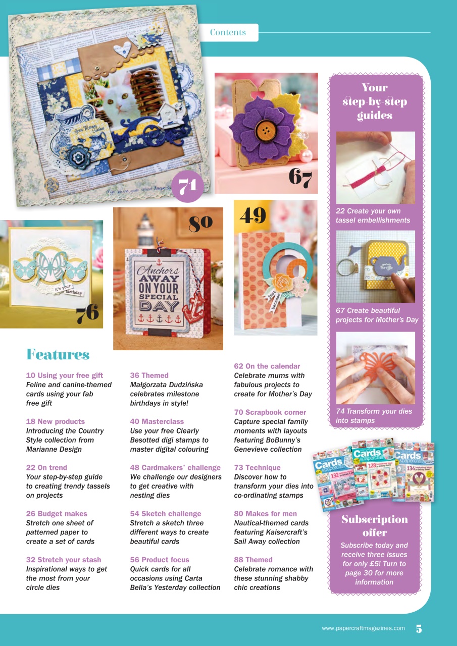 Simply Cards & Papercraft Preview Pages