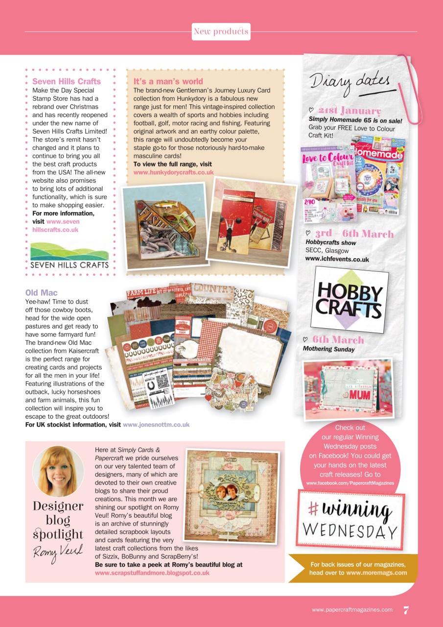 Simply Cards & Papercraft Preview Pages