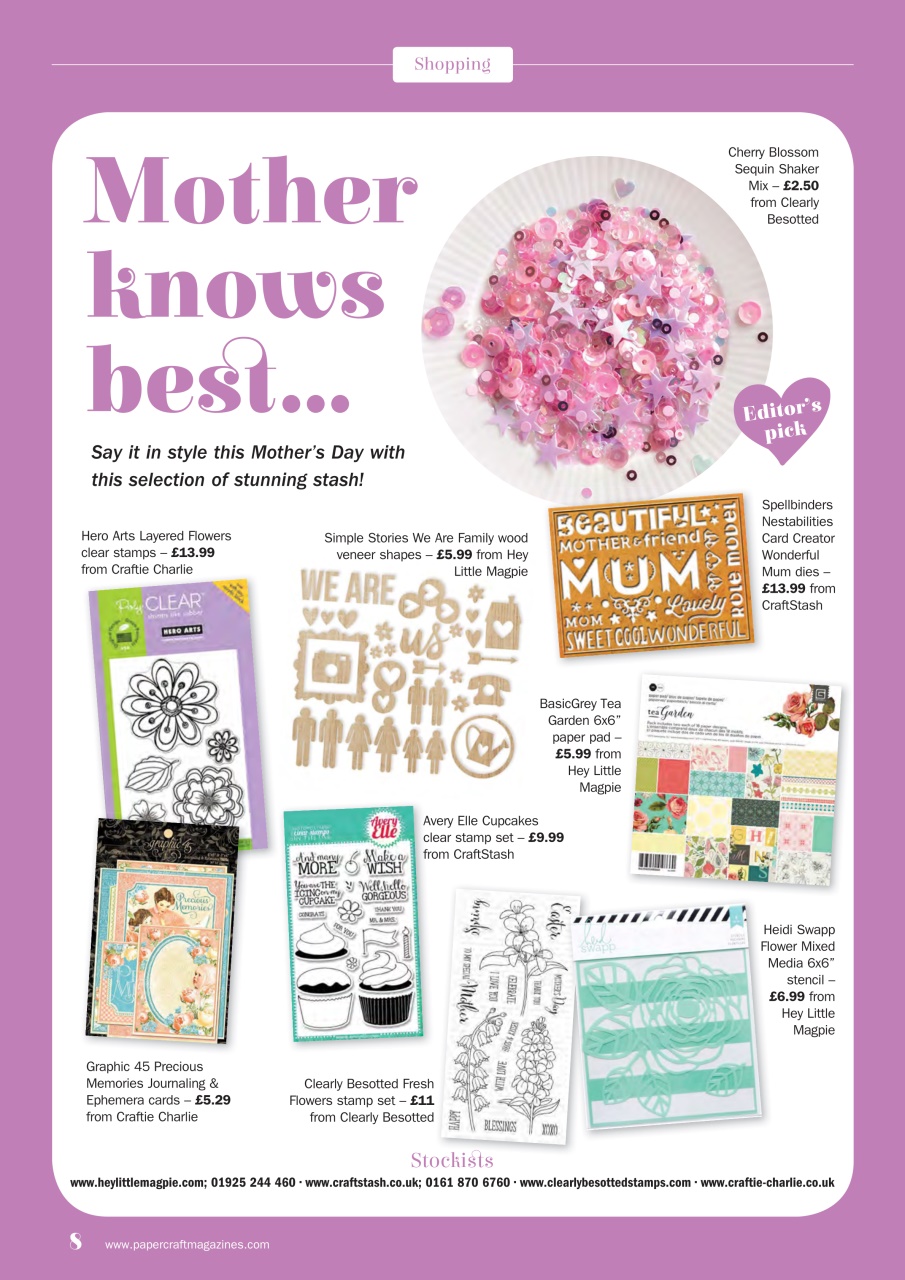 Simply Cards & Papercraft Preview Pages
