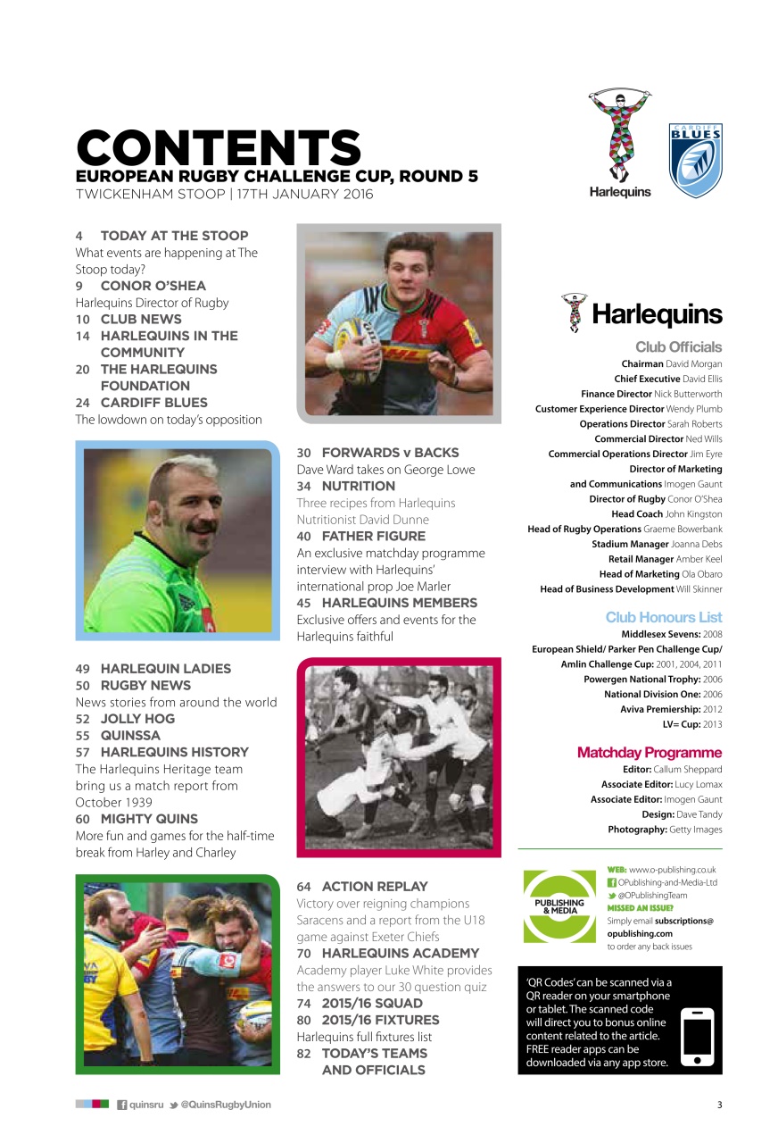 Harlequins Preview Pages