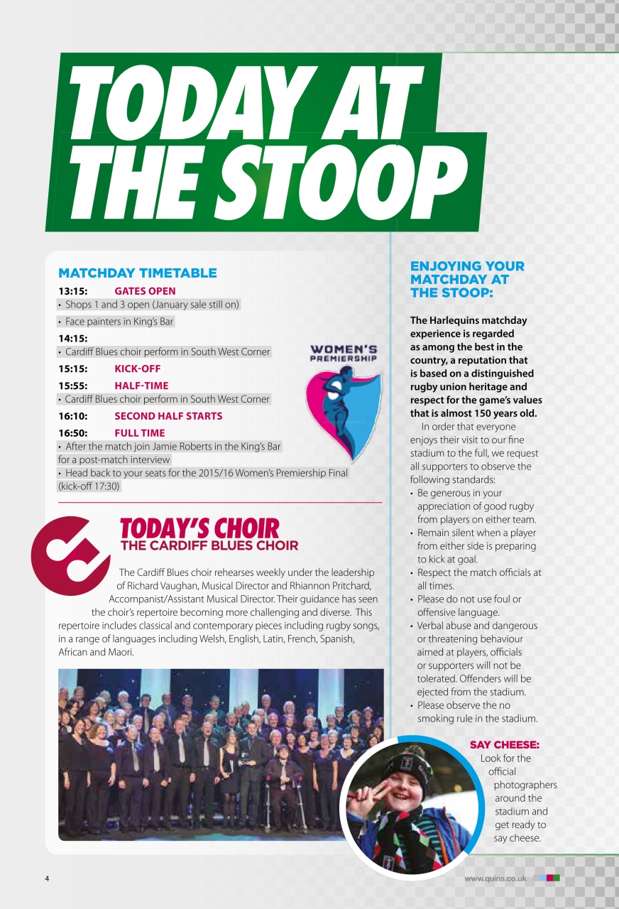 Harlequins Preview Pages