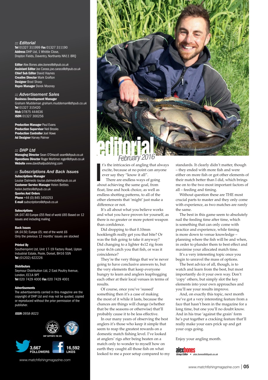 Match Fishing Preview Pages