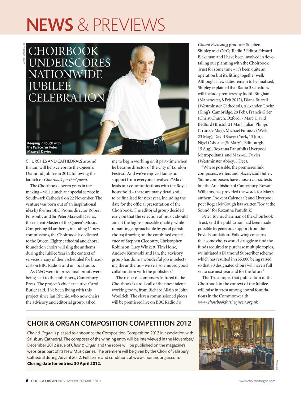 Choir & Organ Preview Pages