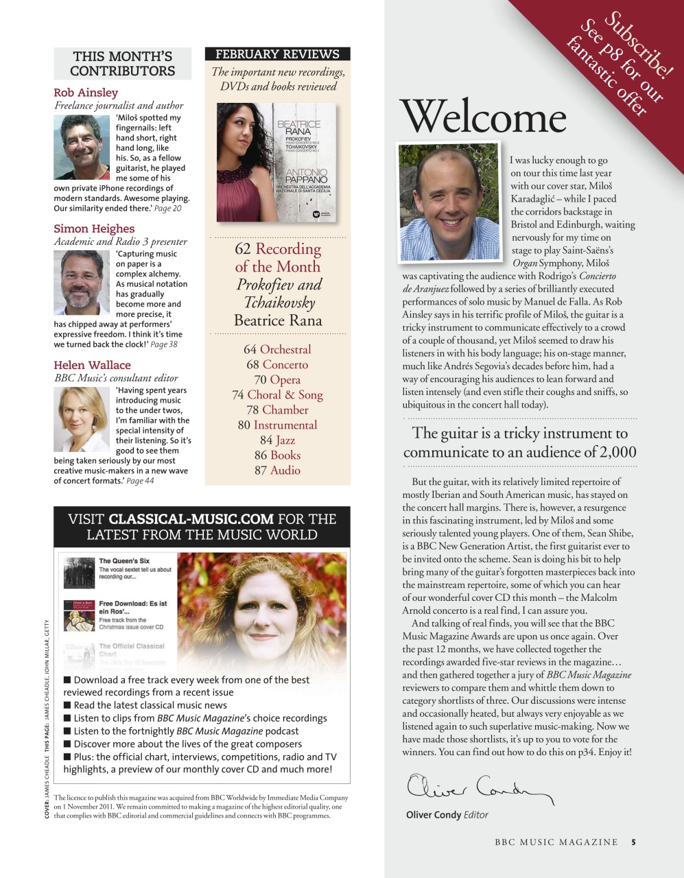 BBC Music Magazine Preview Pages