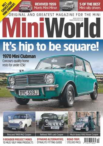 Mini World issue No. 287 It's hip to be square!