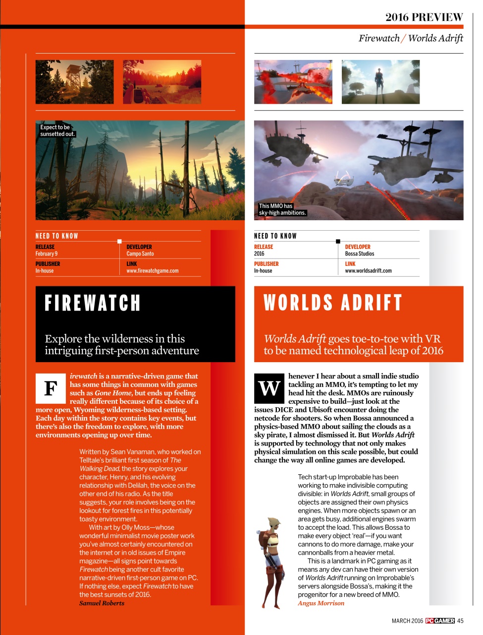 PC Gamer (US Edition) Preview Pages