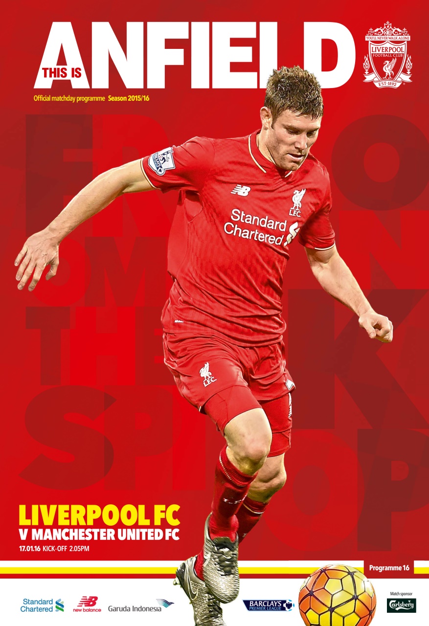 Liverpool FC Programmes Preview Pages