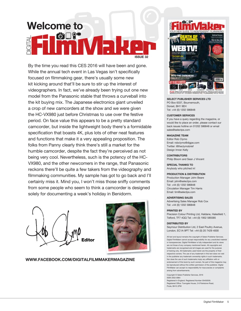 Digital FilmMaker Preview Pages