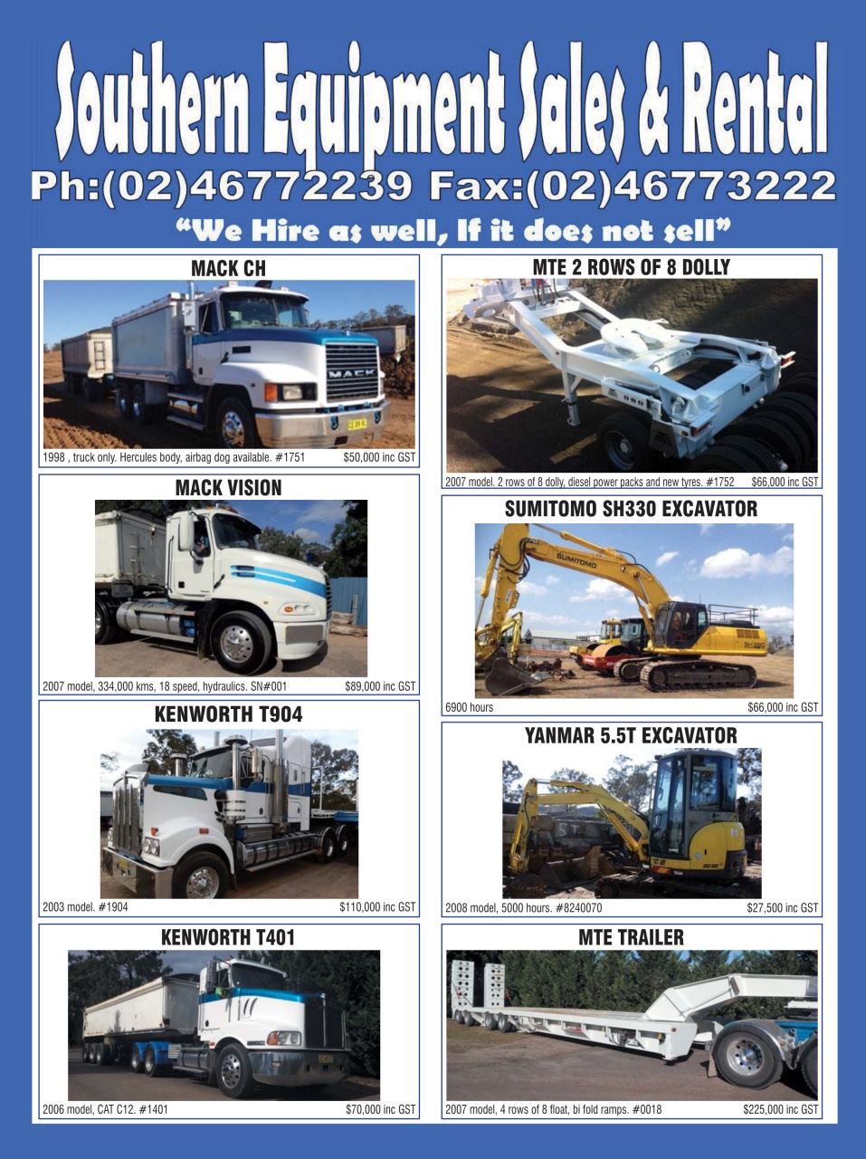 JUST TRUCKS Preview Pages