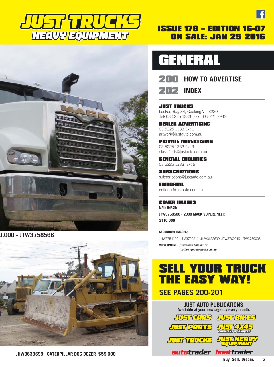 JUST TRUCKS Preview Pages