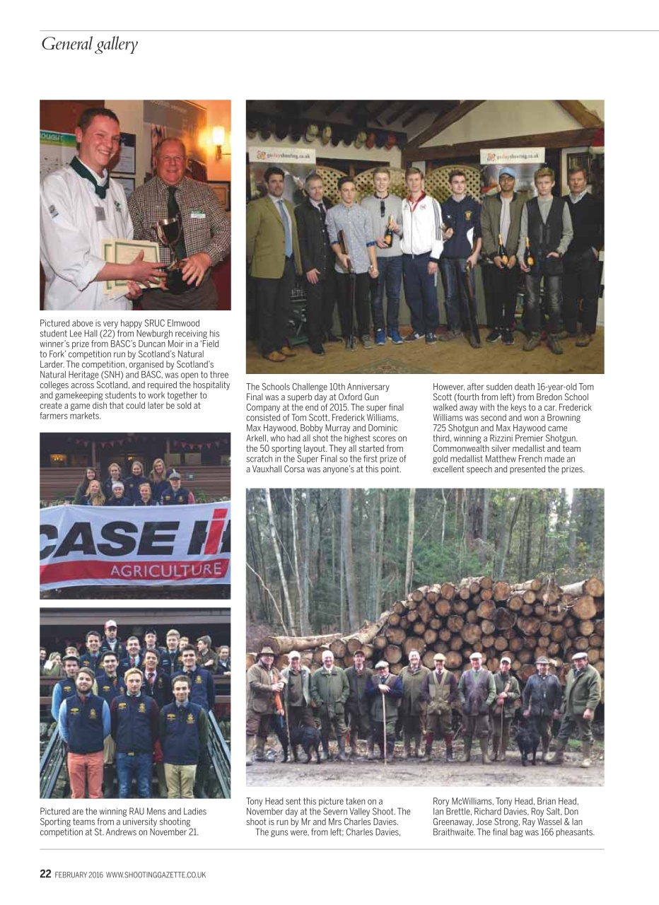 Shooting Gazette Preview Pages
