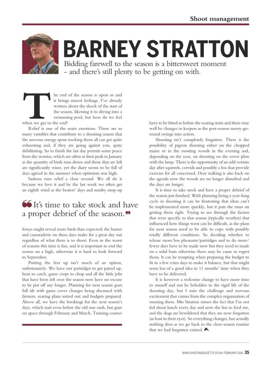 Shooting Gazette Preview Pages