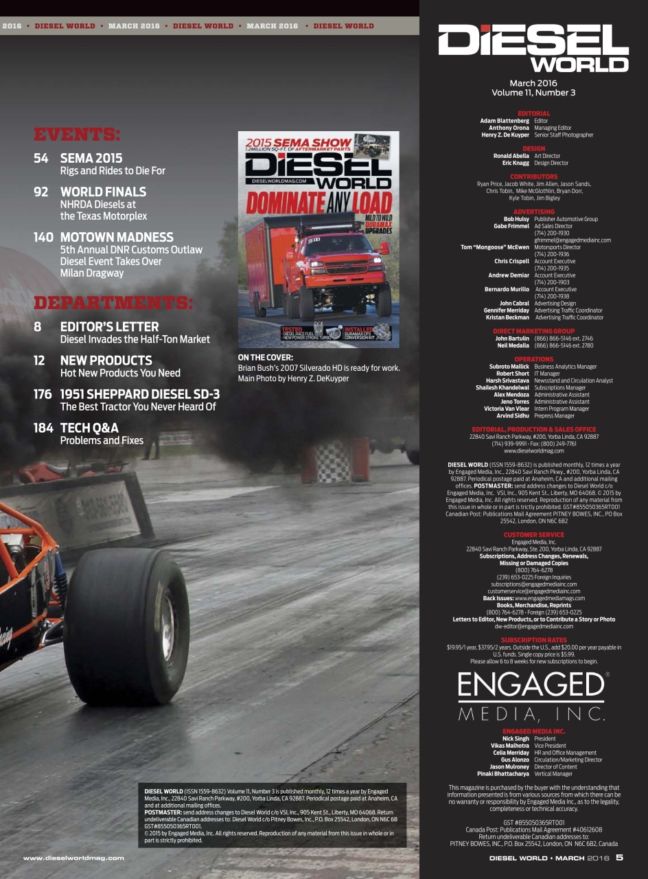 Diesel World Preview Pages