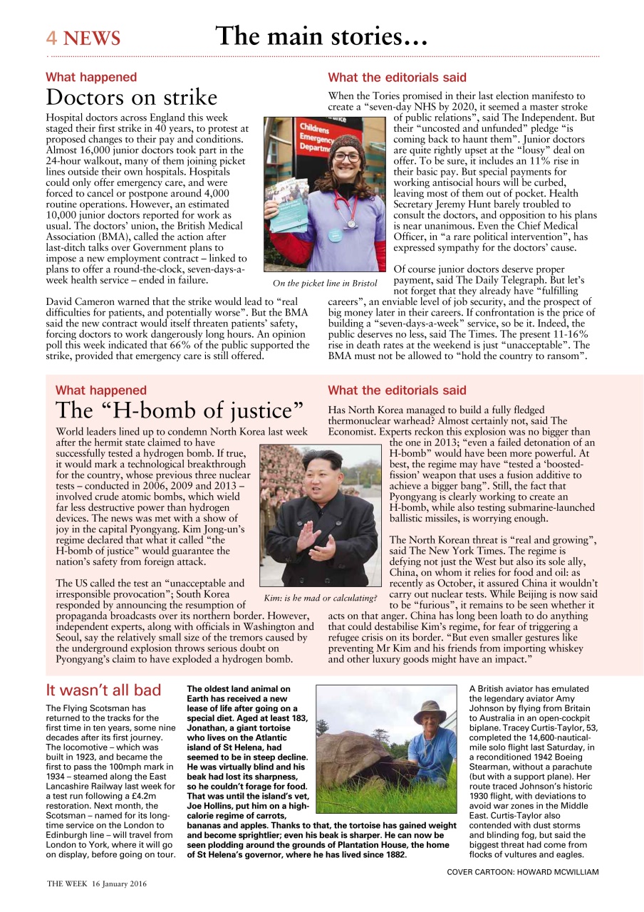 The Week Preview Pages