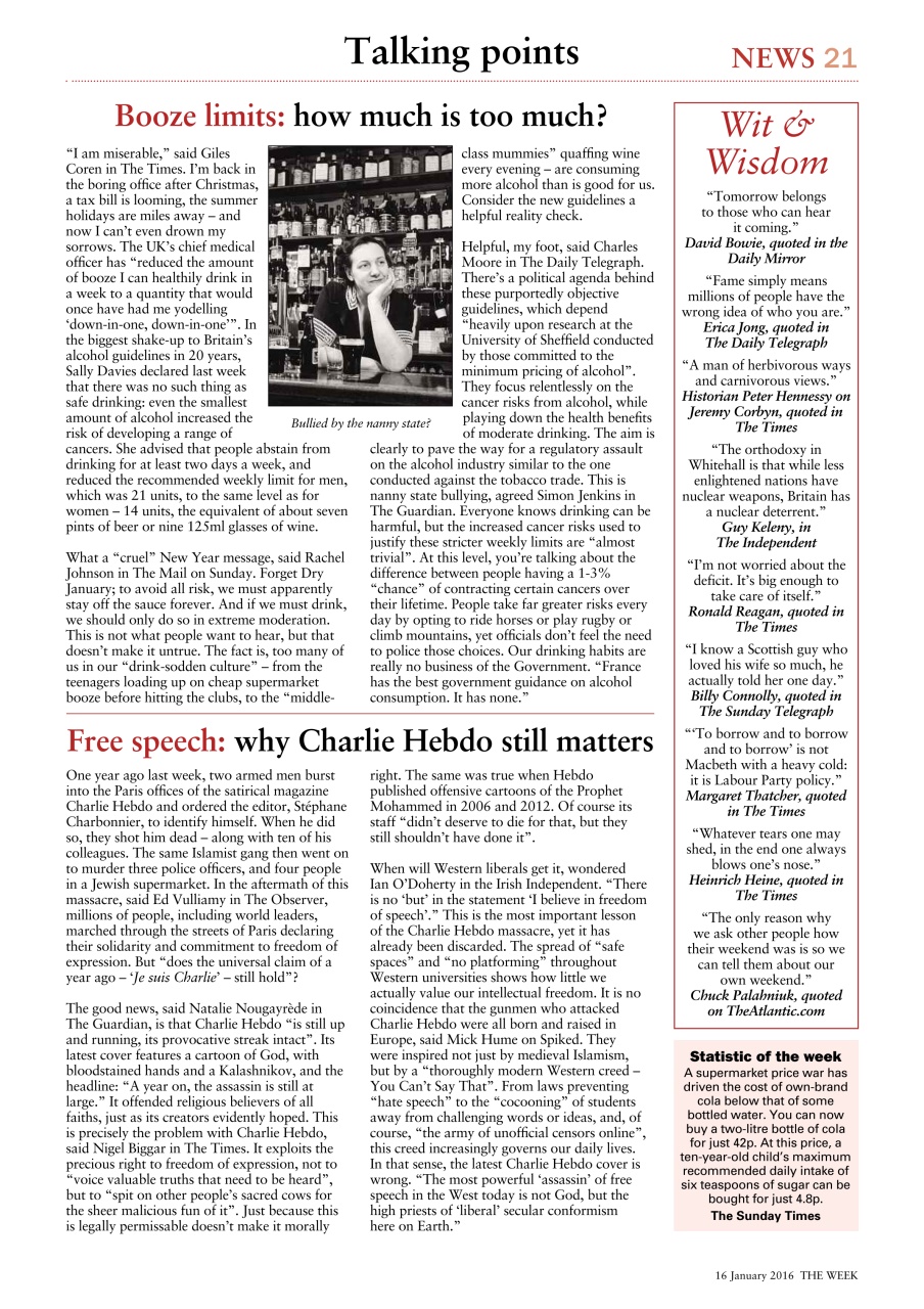 The Week Preview Pages