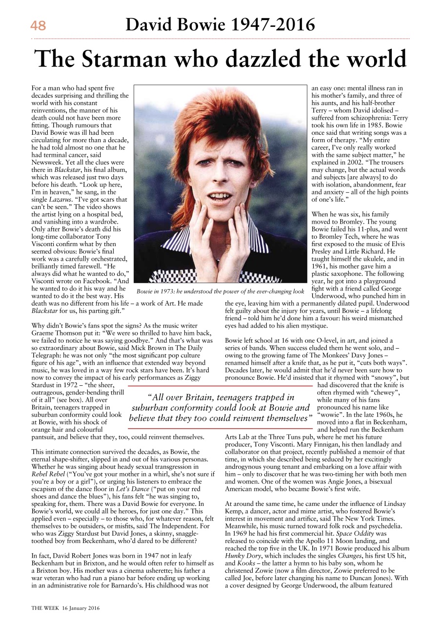 The Week Preview Pages