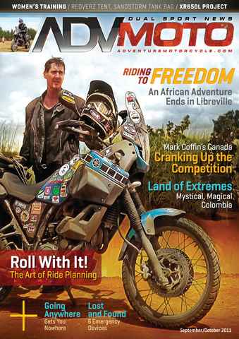 Adventure Motorcycle issue September-October 2011