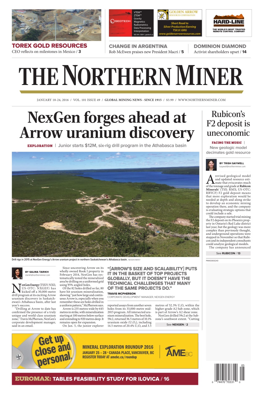 The Northern Miner Preview Pages