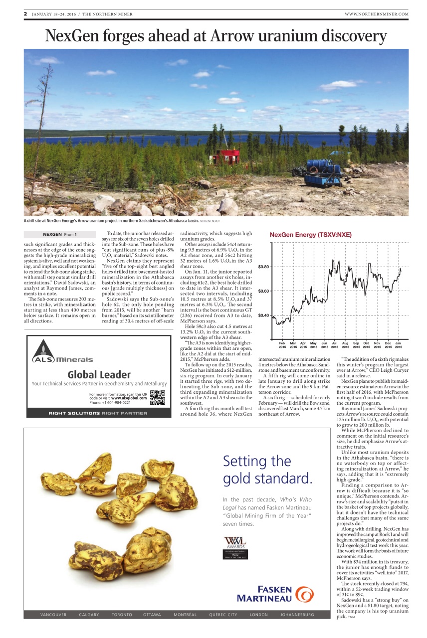 The Northern Miner Preview Pages