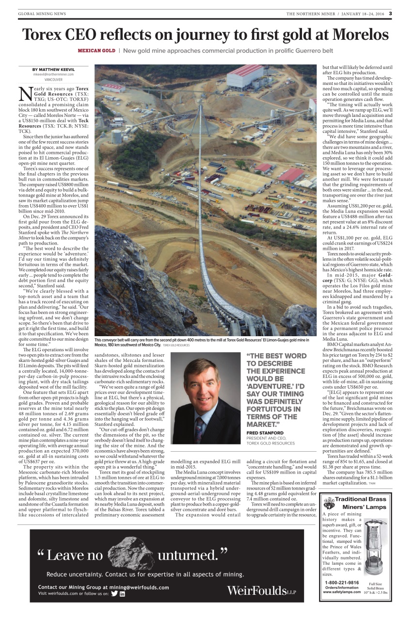 The Northern Miner Preview Pages