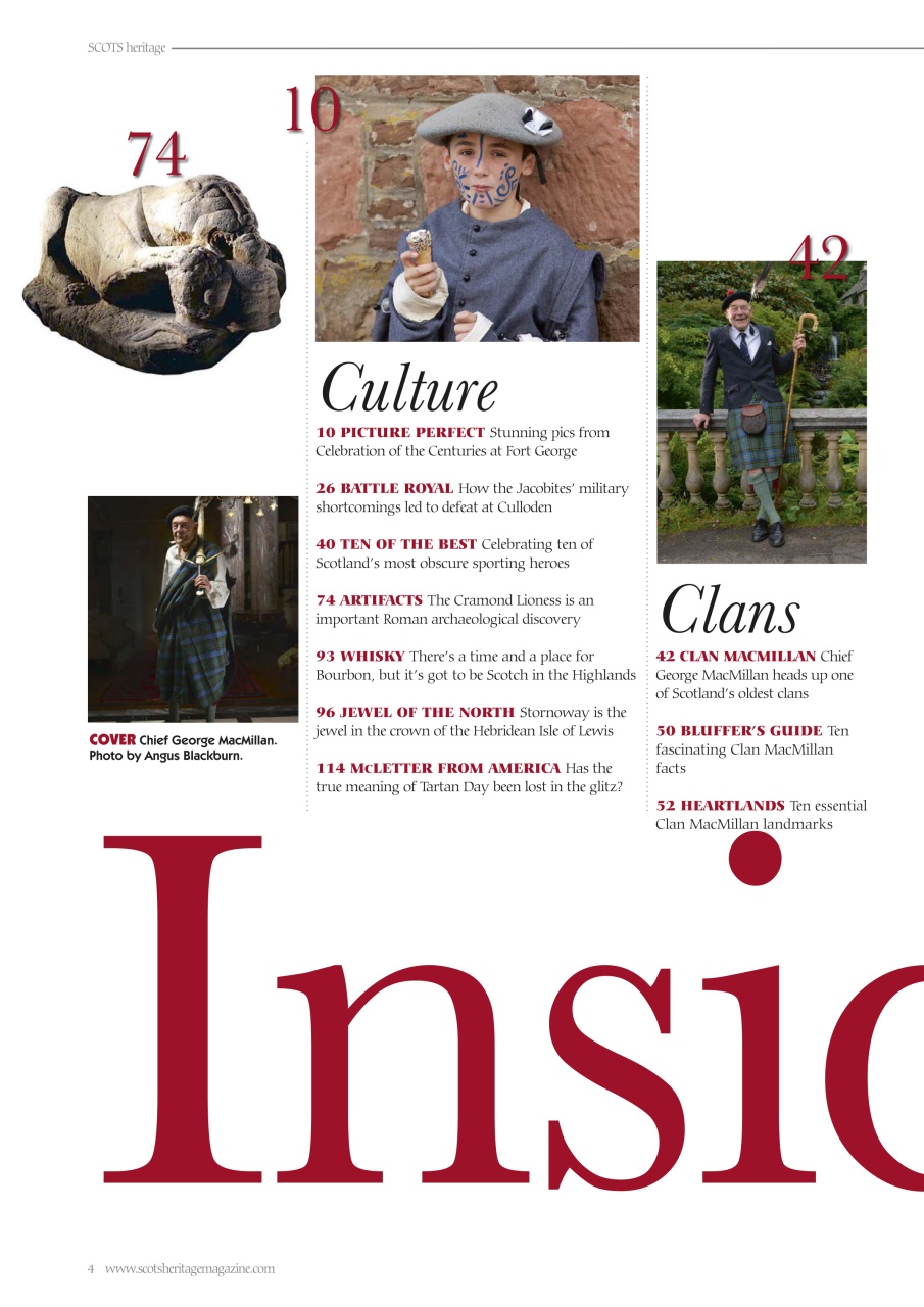 Scots Heritage Magazine Preview Pages