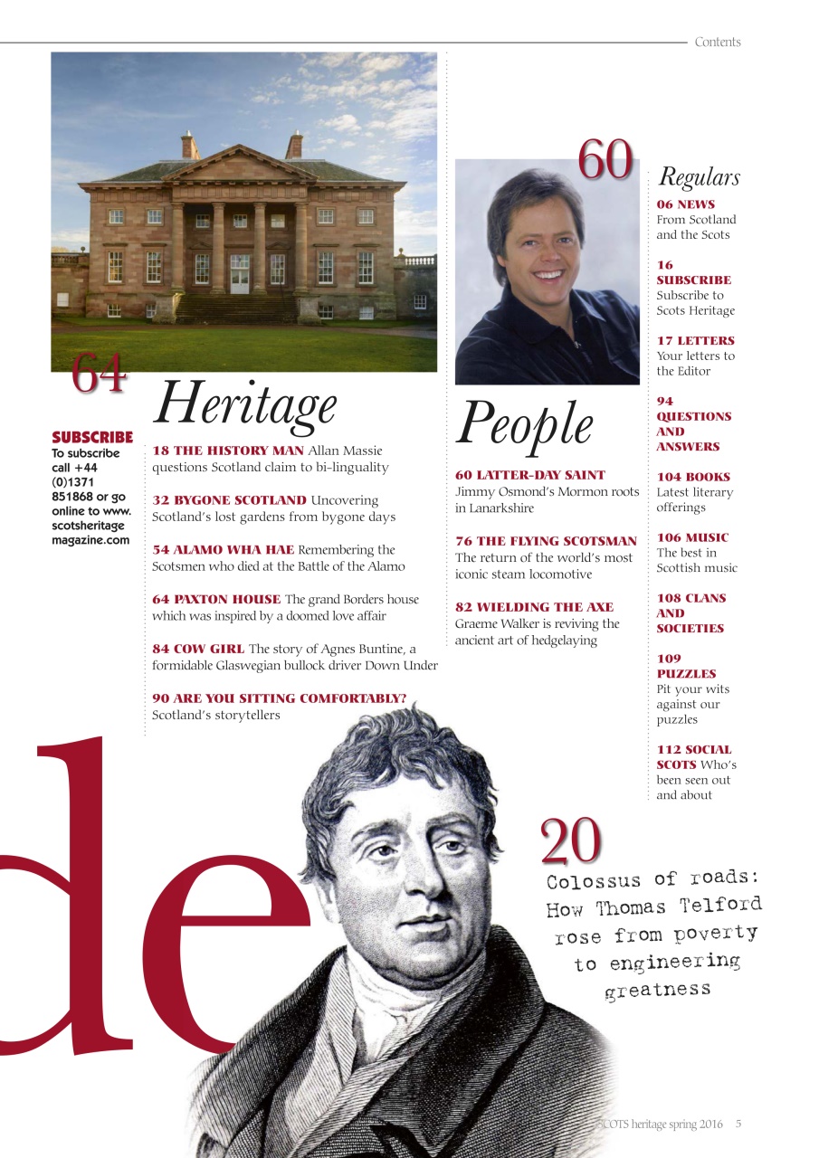 Scots Heritage Magazine Preview Pages