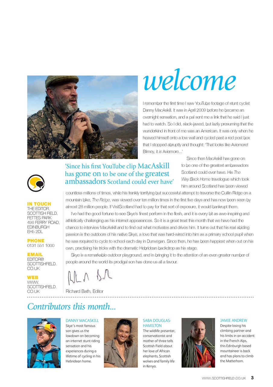 Scottish Field Preview Pages