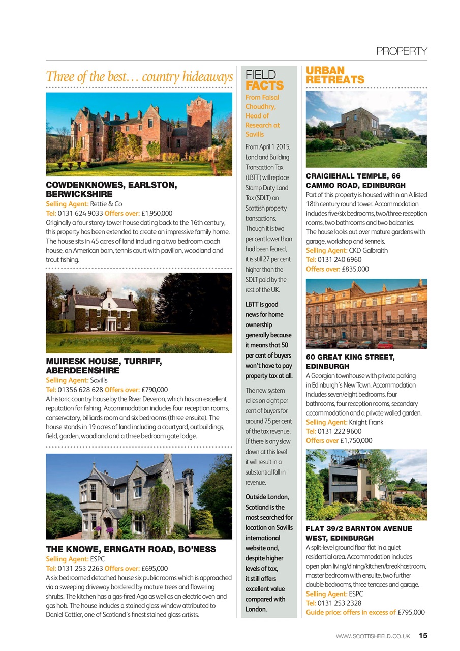 Scottish Field Preview Pages