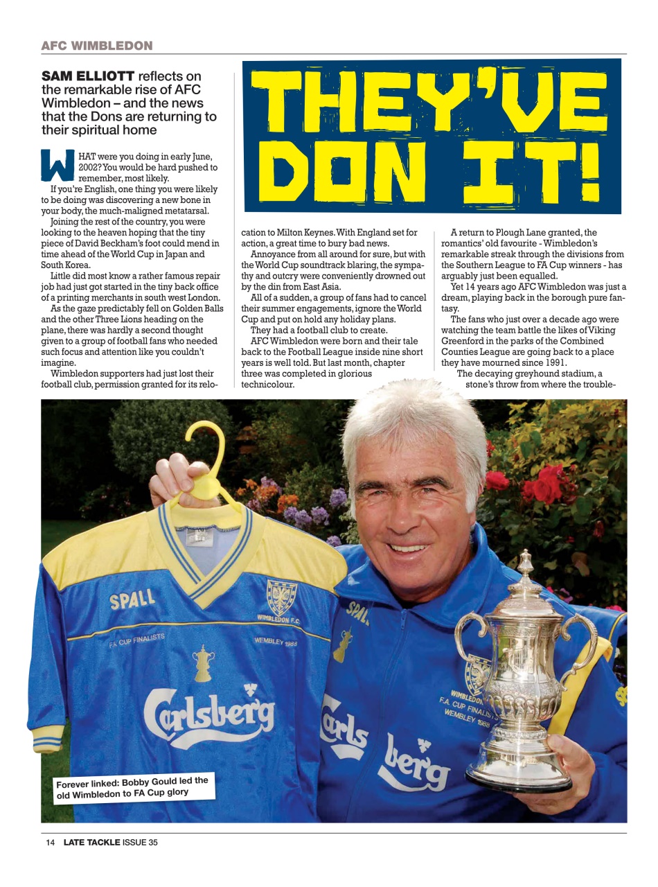 Late Tackle Football Magazine Preview Pages