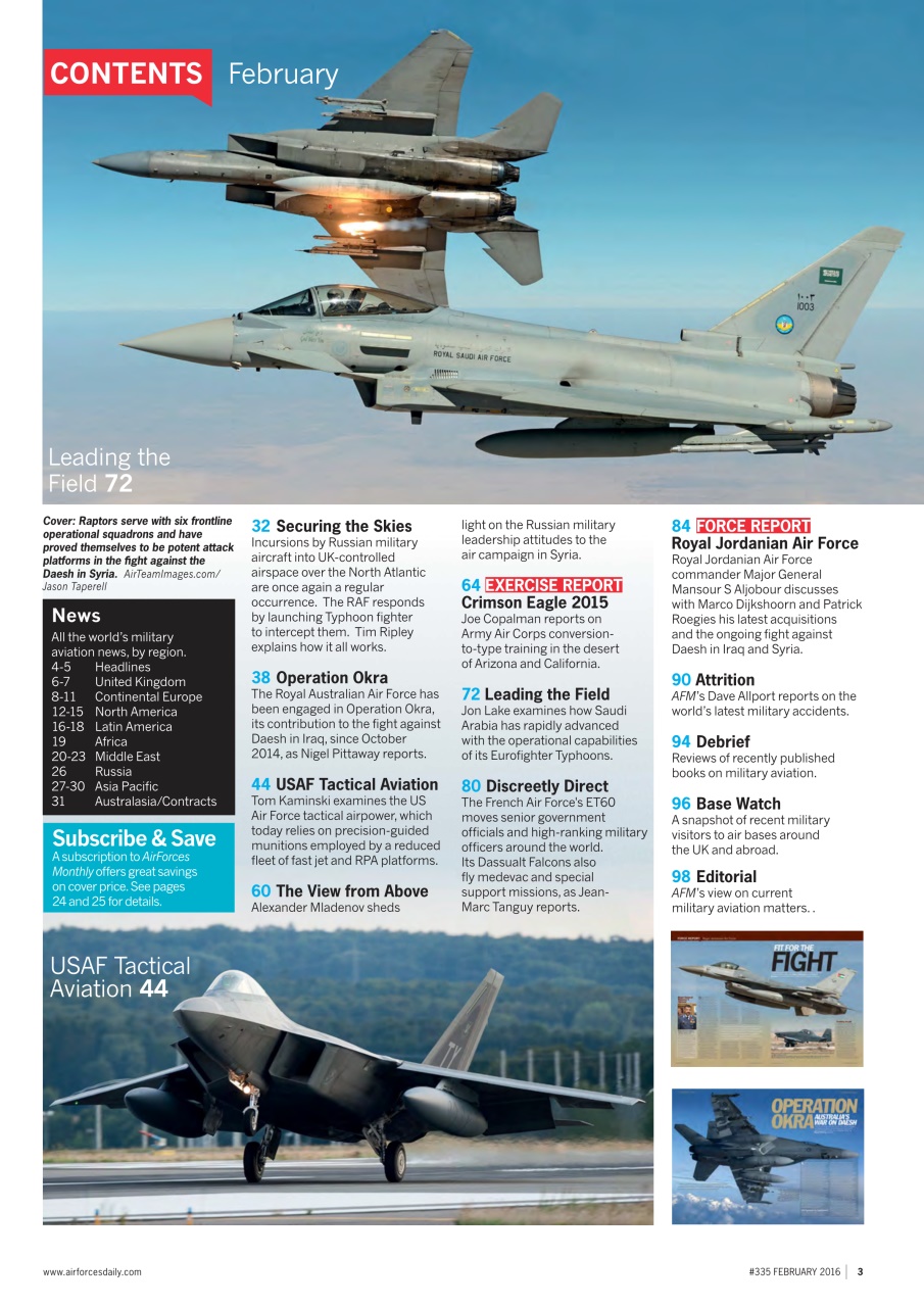 AirForces Monthly Preview Pages