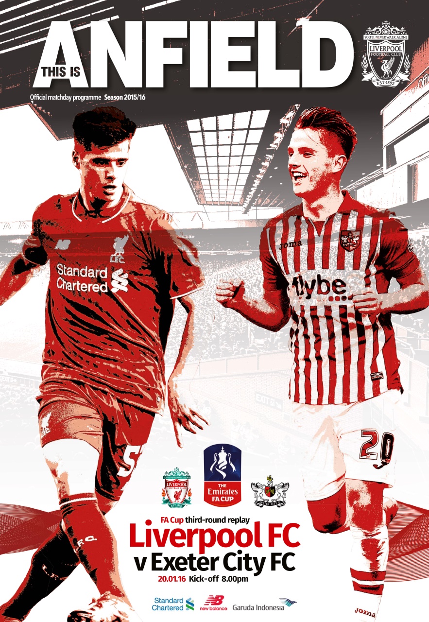 Liverpool FC Programmes Preview Pages