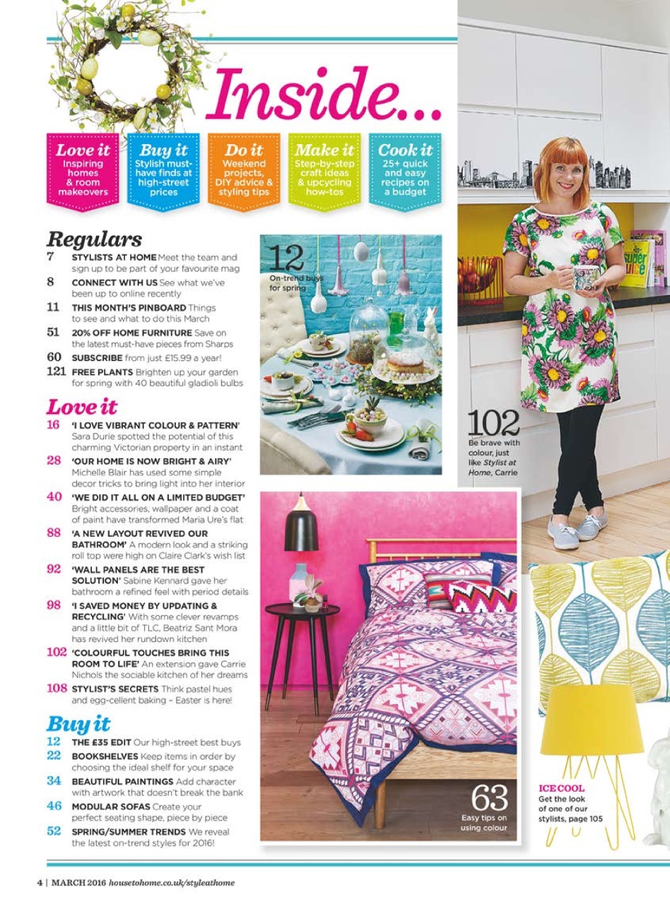Style at Home Preview Pages