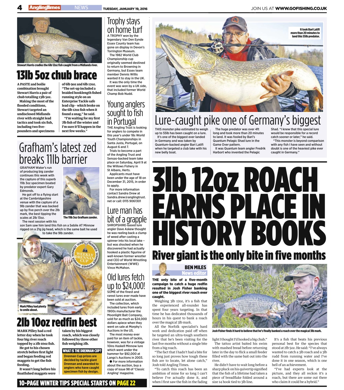 Angling Times Preview Pages