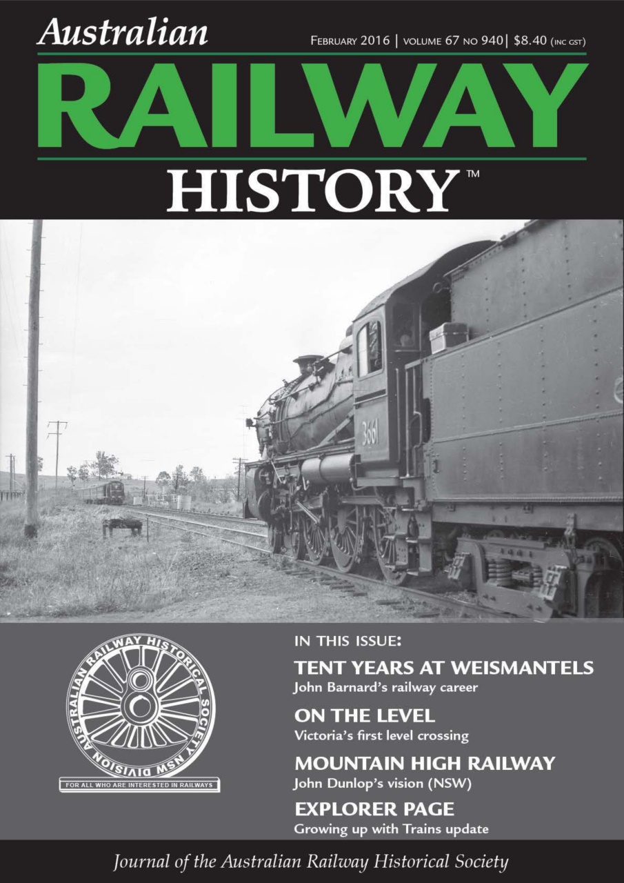 Australian Railway History Preview Pages