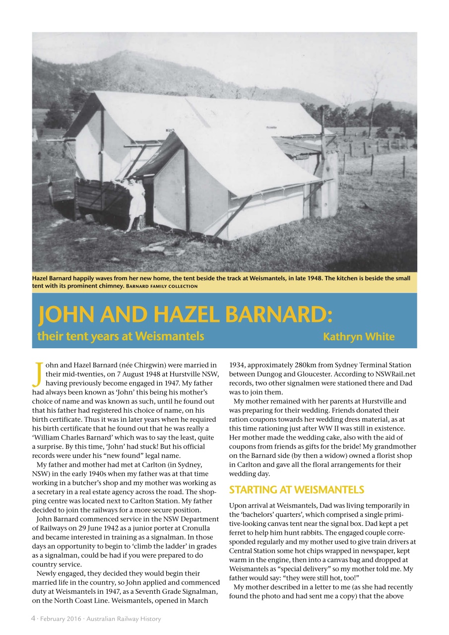 Australian Railway History Preview Pages