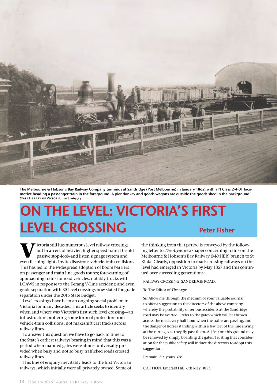 Australian Railway History Preview Pages