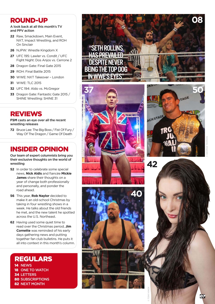 Wrestletalk Magazine Preview Pages