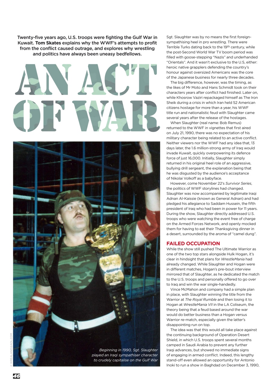 Wrestletalk Magazine Preview Pages