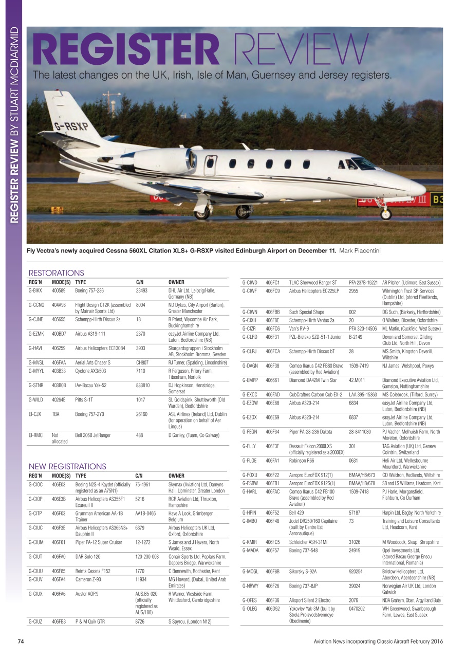 Aviation News Preview Pages