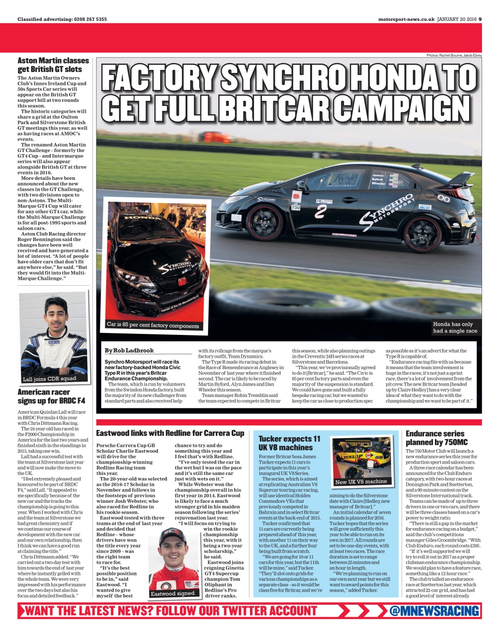 Motorsport News Preview Pages